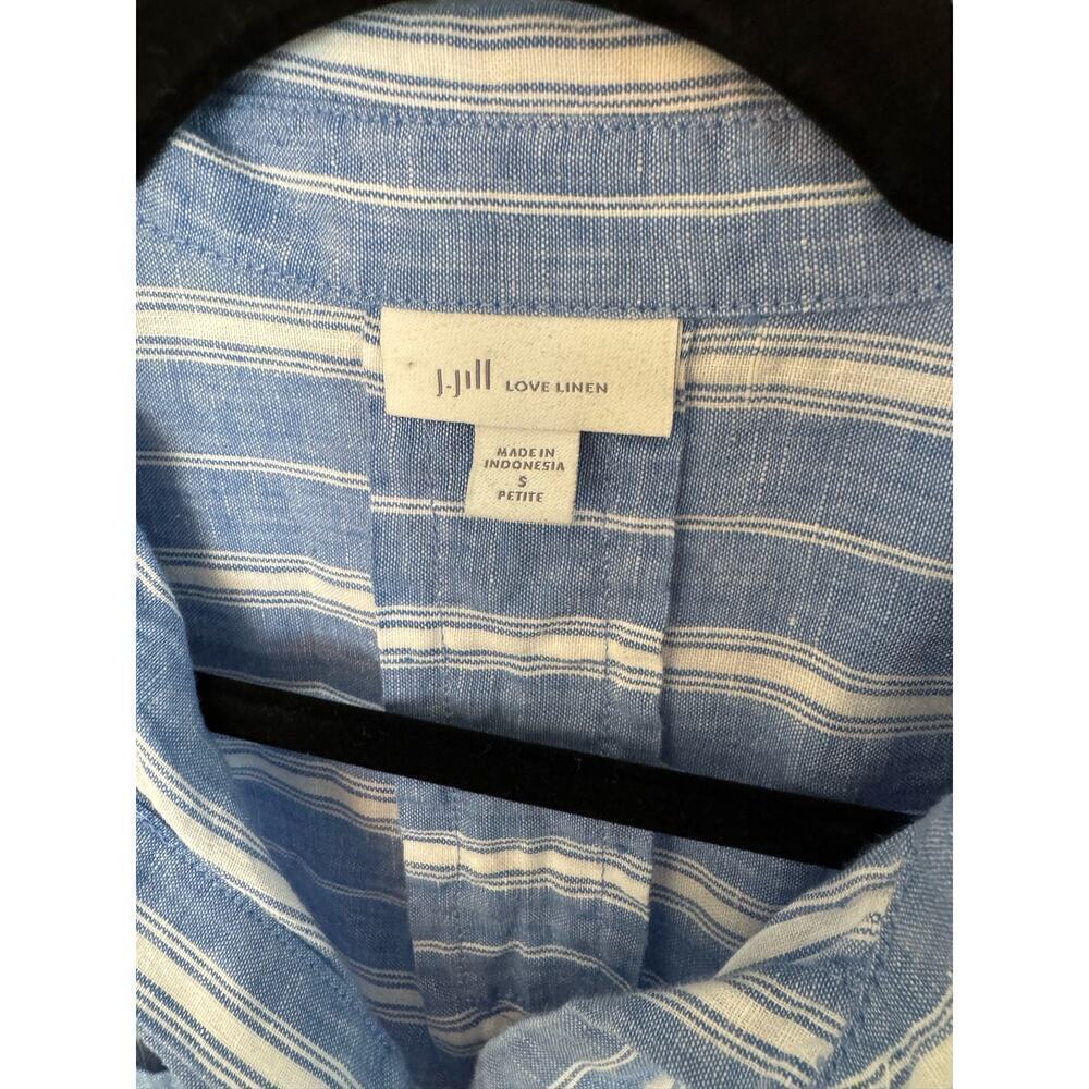 J. Jill Love Linen Top Size Small – Lightweight Summer Coastal Style​ - Picture 3 of 4